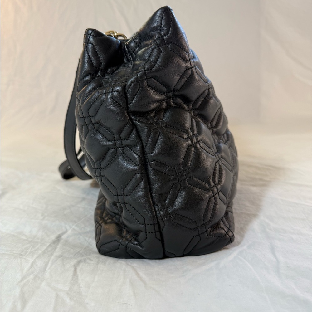 Kate Spade Astor Court Elena Black Quilted Shoulder Bag - Picture 5 of 11